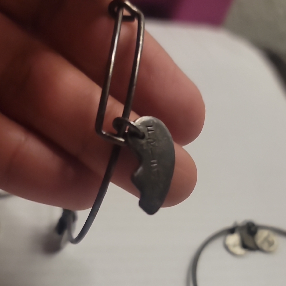 Silver Charm Bangle Set - Picture 4 of 4